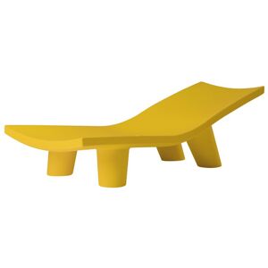 SLIDE chaise longue pour extérieur LOW LITA LOUNGE (Jaune - Polyéthylène) - Publicité