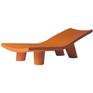 SLIDE chaise longue pour exterieur LOW LITA LOUNGE (Orange - Polyethylene)