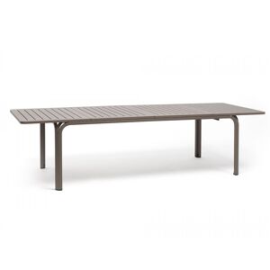 NARDI OUTDOOR NARDI table pour extérieur ALLORO 210 EXTENSIBLE GARDEN COLLECTION (Gris tourterelle - Plateau en DurelTOP / Pieds en aluminium verni)