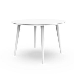 TALENTI table ronde d'exterieur SOFY Collection PiuTrentanove (White - Aluminium verni)