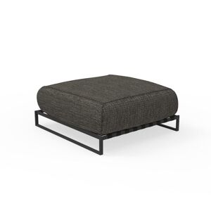 TALENTI pouf repose-pied d'extérieur CASILDA Collezione Icon (Graphite / Dark grey - Tissu et acier peint) - Publicité