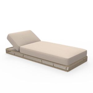 TALENTI bain de soleil d'exterieur CLIFF Collection Icon (Beige - Tissu et corde synthetique)