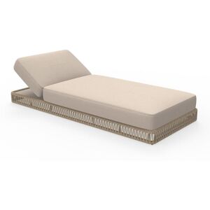 TALENTI bain de soleil d'extérieur CLIFF Collection Icon (Beige - Tissu et corde synthétique)