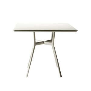 TRIBÙ table bistrot 80x80 cm d'exterieur BRANCH (Lin - Aluminium)