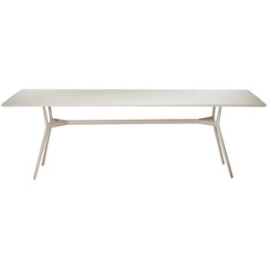 TRIBÙ table rectangulaire 300 x 110 cm d'extérieur BRANCH (Lin - Aluminium) - Publicité