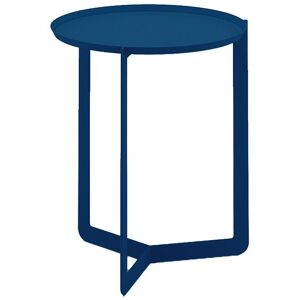 MEME DESIGN table basse pour extérieur ROUND 1 OUTDOOR (Bleu marine - Métal)