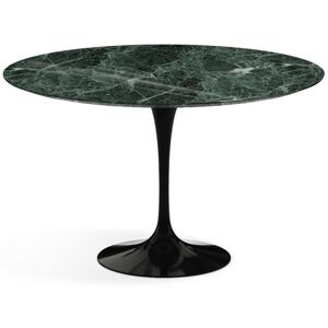 KNOLL table ronde TULIP Ø 120 cm collection Eero Saarinen (Base noire / plateau en Verde Alpi - marbre et aluminium) - Publicité