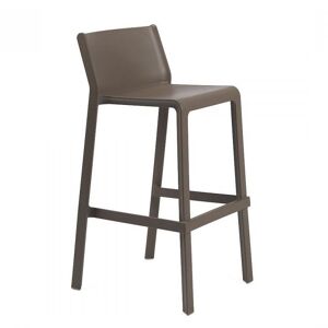 NARDI OUTDOOR NARDI set de 4 tabourets pour l'extérieur TRILL STOOL (Tabac - Polypropylène PRV)