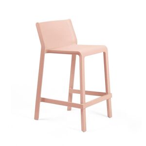 NARDI OUTDOOR NARDI set de 4 tabourets pour l'exterieur TRILL STOOL MINI (Rosa bouquet - Polypropylene PRV)