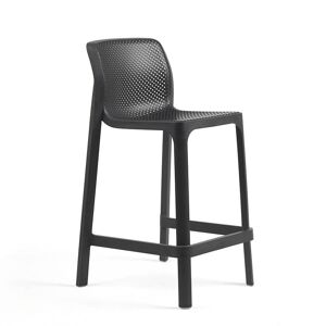 NARDI OUTDOOR NARDI set de 4 tabourets pour l'extérieur NET STOOL MINI (Anthracite - Polypropylène PRV)