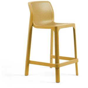 NARDI OUTDOOR NARDI set de 4 tabourets pour l'extérieur NET STOOL MINI (Moutarde - Polypropylène PRV)