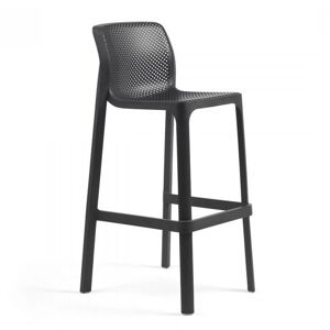 NARDI OUTDOOR NARDI set de 4 tabourets pour l'extérieur NET STOOL (Anthracite - Polypropylène PRV)