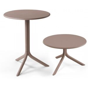 NARDI OUTDOOR NARDI table ronde pour l'extérieur SPRITZ (Gris tourterelle - Polypropylène PRV)