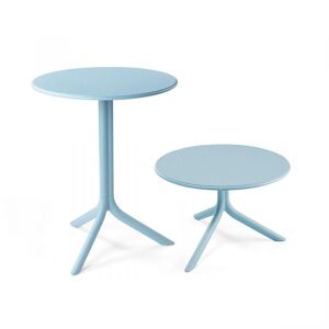 NARDI OUTDOOR NARDI table ronde pour l'exterieur SPRITZ (Bleu clair - Polypropylene PRV)