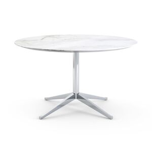 KNOLL table ronde FLORENCE KNOLL Ø 137 cm (Statuarietto poli - Marbre et acier chromé) - Publicité