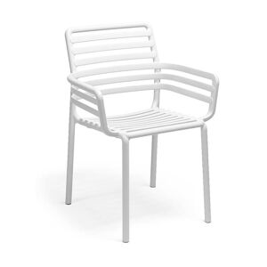 NARDI OUTDOOR NARDI set de 4 fauteuils pour extérieur DOGA ARMCHAIR (Blanc - Polypropylène PRV)