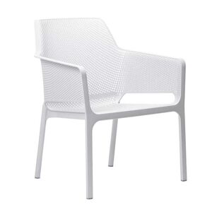 NARDI OUTDOOR NARDI set de 2 chaises avec accoudoirs pour extérieur NET RELAX (Blanc - Polypropylène PRV)