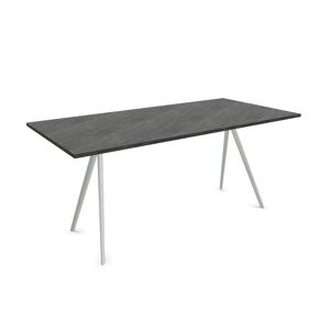 MAGIS table d'extérieur BAGUETTE 160x85 cm (Plateau ardoise, structure blanche - Ardoise et aluminium) - Publicité