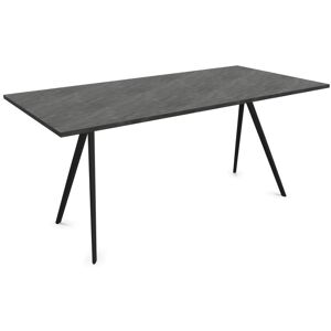 MAGIS table d'exterieur BAGUETTE 160x85 cm (Plateau ardoise, structure noire - Ardoise et aluminium)