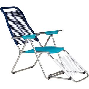 Fiam Chaise longue Spaghetti avec repose-pieds Multi-bleu - Publicité