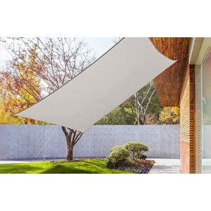 SUNNY INCH ® Voile d'ombrage impermeable 220g/m² - 5 x 4 m - Haute densite - Tissu deperlant