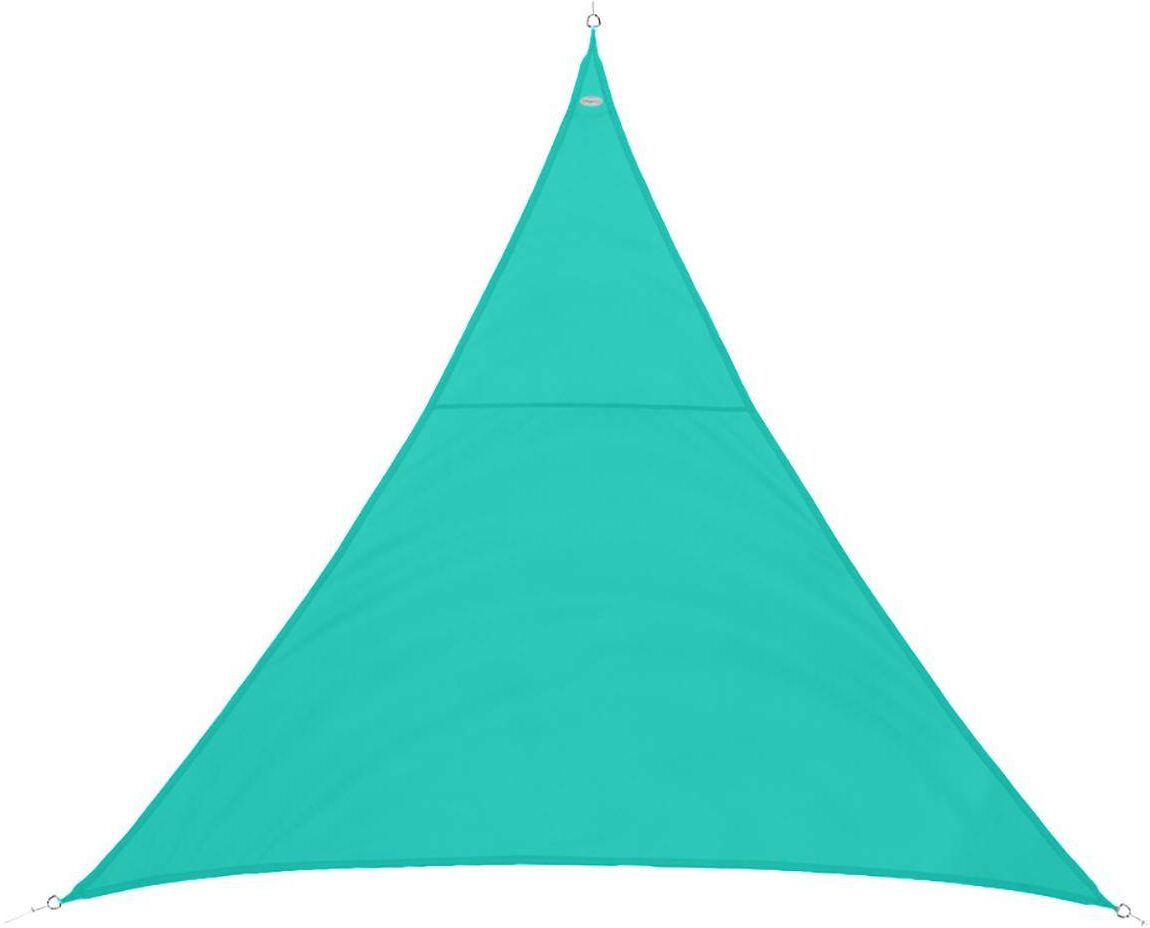 Voile d'ombrage triangulaire CURACAO Émeraude 2 x m - Polyester Hespéride