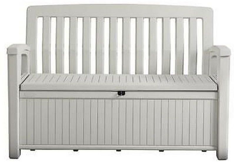 KETER PATIO BENCH 227L Banc de rangement 138,6 x 63,5 x 88 cm, blanc 17202690