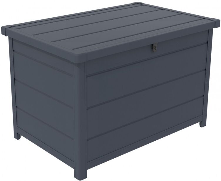 Coffre de jardin en résine anthracite 260L - Jôbu