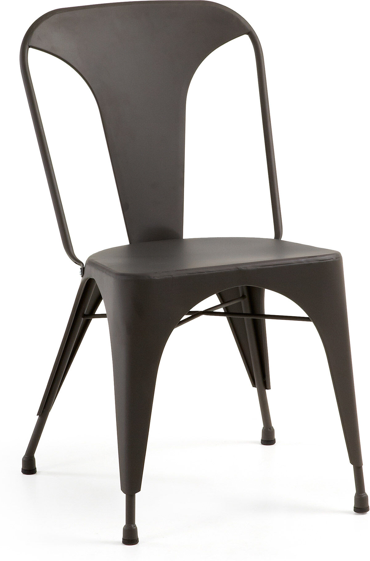 Kave Home Malira steel graphite chair