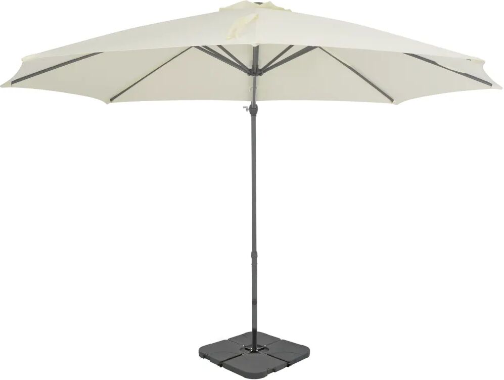 vidaXL Outdoor Umbrella with Portable Base Sand