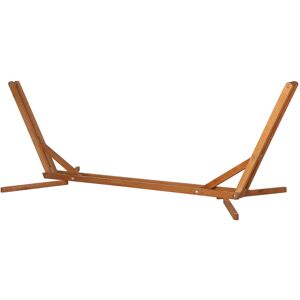 Outsunny Supporto per Amaca in Legno, Struttura per Amaca Regolabile su 3 Livelli, Pieghevole e Portatile, per Esterni e Interni, 388x152x89cm