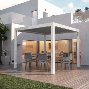 Leroy Merlin Pergola Spell in alluminio struttura bianco L 300 x P 296 x H 244 cm