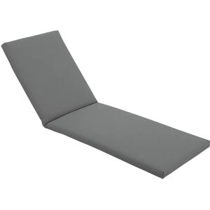 NATERIAL Cuscino per lettino TECH-OUT grigio antracite 180 x 63 x Sp 6 cm