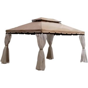 Leroy Merlin Telo di ricambio in poliestere per gazebo Beru beige 300 x 400 cm