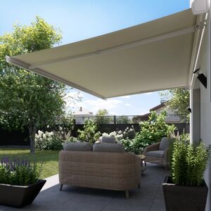 NATERIAL Tenda da sole a bracci estensibili, motorizzato  mod. Zefir, L 2.95 x 2.5 m beige