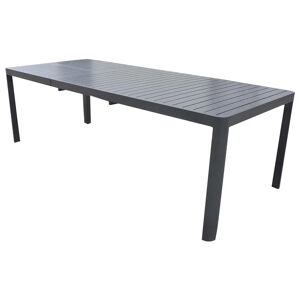 Leroy Merlin Tavolo da giardino allungabile in alluminio grigio per 12 persone 200/300x100cm