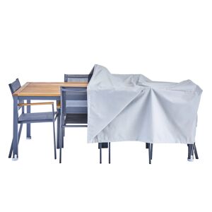 NATERIAL Copertura protettiva per set tavolo e sedie in poliestere  L 200 x P 130 x H 60 cm
