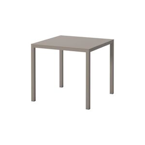 Fiam Tavolo da pranzo per giardino Aria struttura e superficie in Alluminio  marrone per 2 persone 80x80cm