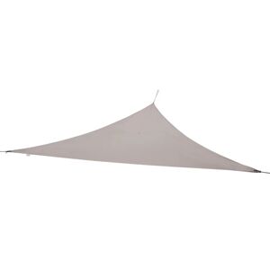 NATERIAL Vela ombreggiante triangolare tortora 360 x 360 cm