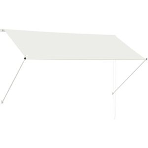 vidaXL Tenda da Sole Retrattile 250x150 cm Crema