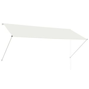 vidaXL Tenda da Sole Retrattile 300x150 cm Crema