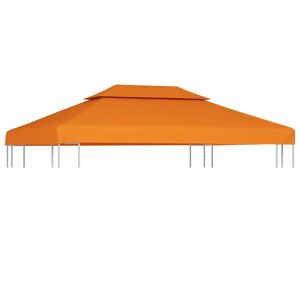 vidaXL Telo di Ricambio per Gazebo 310g/m² Arancione 3x4m