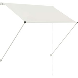 vidaXL Tenda da Sole Retrattile 100x150 cm Crema