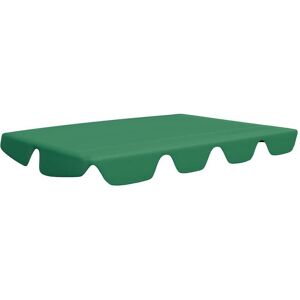 vidaXL Baldacchino per Dondolo Giardino Verde 188/168x145/110 cm