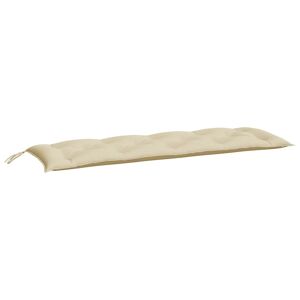 vidaXL Cuscino per Panca Beige 150x50x7 cm in Tessuto Oxford