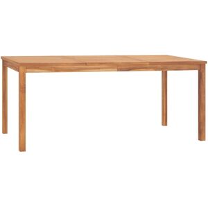 vidaXL Tavolo da Pranzo da Giardino 180x90x77 cm in Massello di Teak