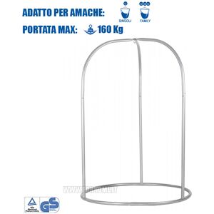 Supporto In Acciaio Per Amaca Sospese Romano Fino A 160kg (Ds)