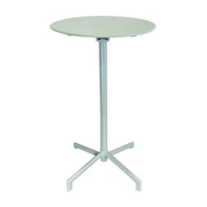 Milani Home Tavolo In Metallo Per Bar Da Esterno Giardino Con Piano Ribaltabile, Cm diametr Verde 60 x 102 x 60 cm