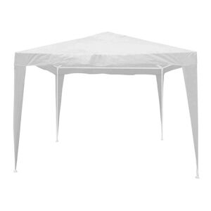 Milani Home Gazebo 2x3 Telo Bianco Struttura In Metallo Per Esterno Giardino, Ristorante, G Bianco 200 x 245 x 300 cm