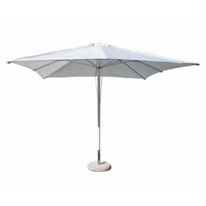 Milani Home Ombrellone Da Giardino 3x4 Palo Centrale Bianco Per Esterno Ristorante Gelateri Bianco 300 x 265 x 400 cm